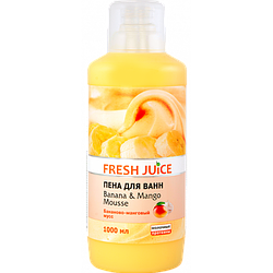 Піна для ванн Fresh Juice Banana & Mango mousse, 1 л