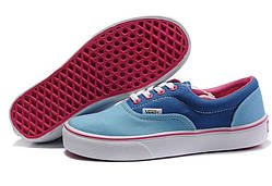 Кеди жіночі текстильні Vans Era Blue "Сині-блакитні"р. 4.5-7 (35-39)