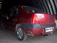 Оцинкований фаркоп на Dacia Renault Logan I седан 2004-2012 (Дачія Логан)