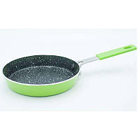 Сковорода с антипригарным покрытием Con Brio (Кон Брио) Eco Granite mini 14 см (CB-1414) Зеленый