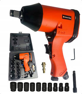 Гайковерт для гаража пневматичний Schwarzbau 400 Нм 6 атм 1/2" гайковерт пневматичний для шиномонтажу