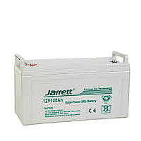 Гелевий акумулятор 12в 120Ач Jarrett АКБ Тягові Battery gel 12V 120 Ah для котла і сонячних паналей