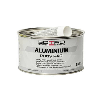 Алюмінієва шпаклівка SOTRO Aluminium Putty P40 1.8 кг
