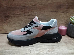Жіночі замшеві кросівки осінь 2021 Anri de collo, фото 3