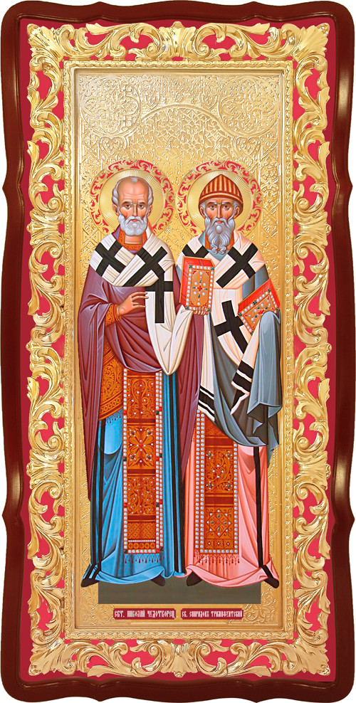 Ікона Микола Чудотворець і Святий Спиридон, фото 1
