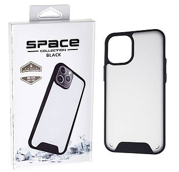Чохол Прозорий Space Black для iPhone 12 Чорний