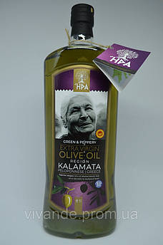 Оливкова олія HPA region Kalamata Peloponnese 0,4% extra virgin olive oil Греція 1 л