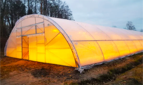 Фермерські теплиці "Фермер 8" під один і два шари плівки