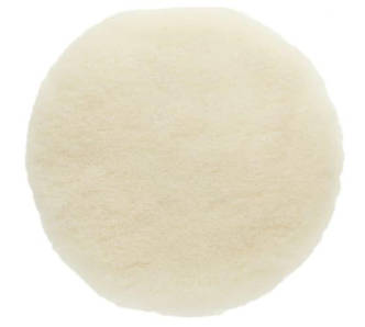 Круг полірувальний з натуральної овчини білий Mirka Lambs Wool 180мм (7990180111), фото 3