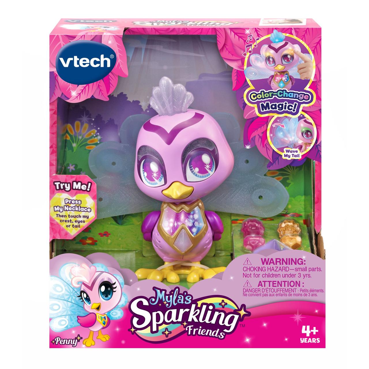 Інтерактивна іграшка VTech Myla's Sparkling Friends, Penny the Peacock Чарівний павлин Пенні