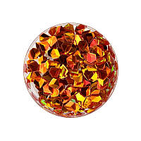 009 Декор для нігтів NAOMI 3D"Діамант помаранчевий"