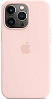 Чехол-накладка Apple Silicone Case with MagSafe for iPhone 13 Pro Max, Chalk Pink (MM2R3)