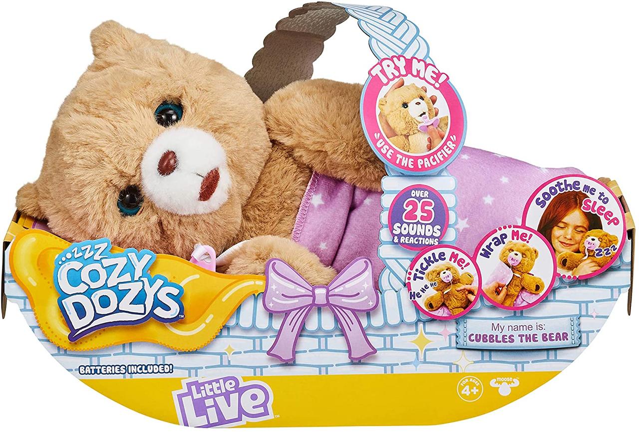 Інтерактивний Ведмедик Обнімашка Little Live Pets Cozy Dozy Cubbles The Bear 28847