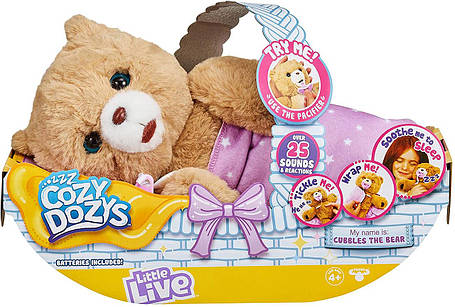 Інтерактивний Ведмедик Обнімашка Little Live Pets Cozy Dozy Cubbles The Bear 28847, фото 2