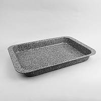 Форма для випічки 36х24,5х5,5см вуглецева сталь світло-сіра Maestro
