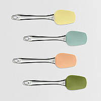 Силіконова ложка 25,5см (жовта, блакитна, бежева, зелена) Maestro