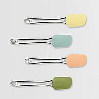 Силіконова лопатка 25,5см (жовта, блакитна, бежева, зелена) Maestro