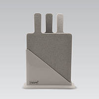 Набір обробних дощок 19,5х23,5см пластикові на підставці Maestro