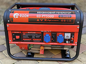 Генератор бензиновий Edon ED-PT3300 мідна обмотка електрогенератор 3.3 кВт