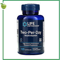 Мультивитамины для приема два раза в день, 120 капсул, Life Extension, США