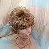 Перука коротка кучерява пишна медовий 464-19, фото 5