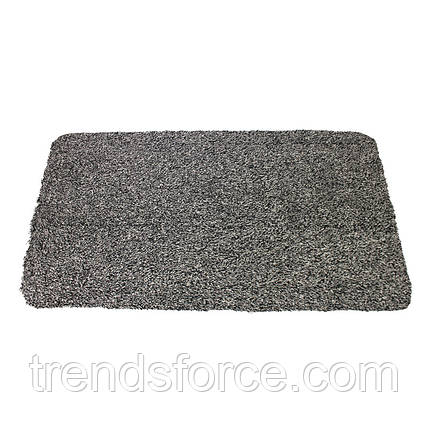 Килимок придверний вбиральний Clean Step Mat сірий 140124, фото 2