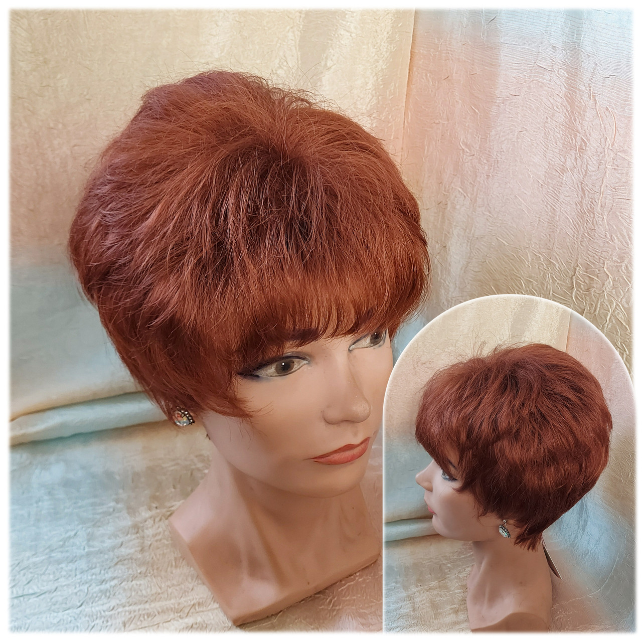 Перука короткий з канекалону мідний омбре MADREN -YS4-350, фото 1