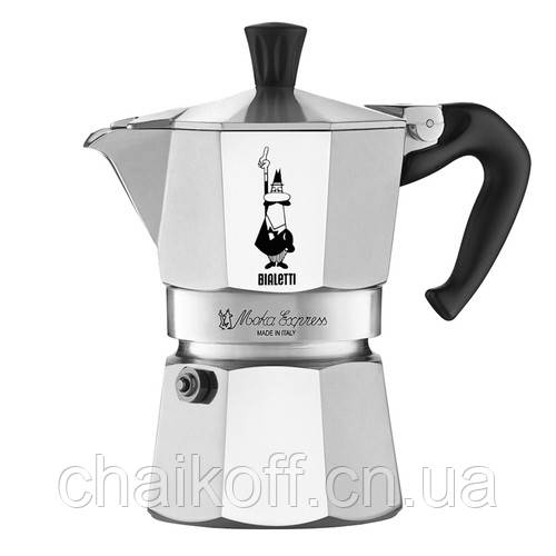 Гейзерна кавоварка Bialetti Moka Espresso на 1 чашку (оригінал)