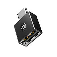 Переходник Baseus Exquisite Type-C/USB (Black)