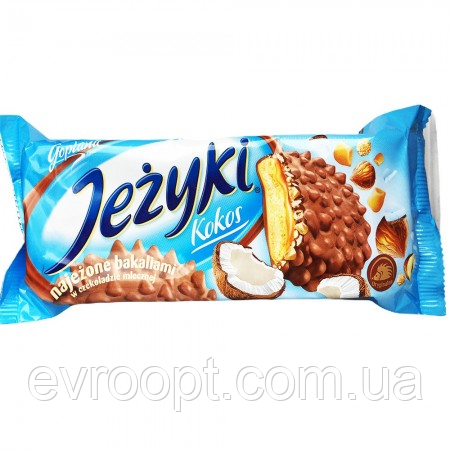 Печиво Jezyki classik / kokos 140 г, фото 1