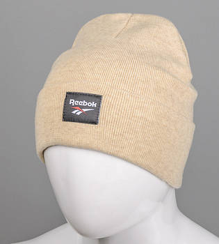 Шапка молодіжна "Ріжки" Reebok (m20), Льон
