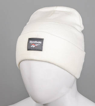 Шапка молодіжна "Ріжки" Reebok (m20), Молочний