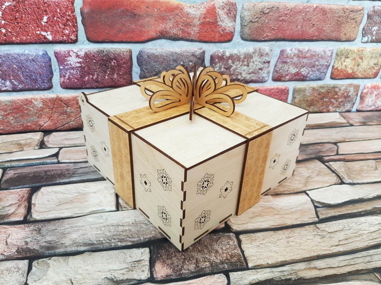 Коробка "Новорічний подарунок"., фото 1