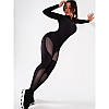 Спортивний комбінезон із сіточкою Bona Fide Oy — Vsyo Gym Suit Base "Black" M чорний, фото 6