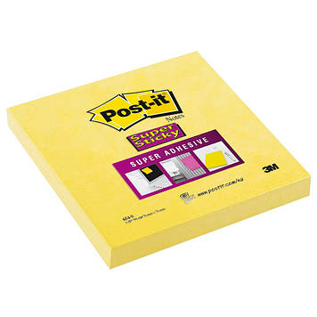 Папір для нотаток клейкий 3M Post-It Super Sticky, 76 х76 мм, 90 аркушів