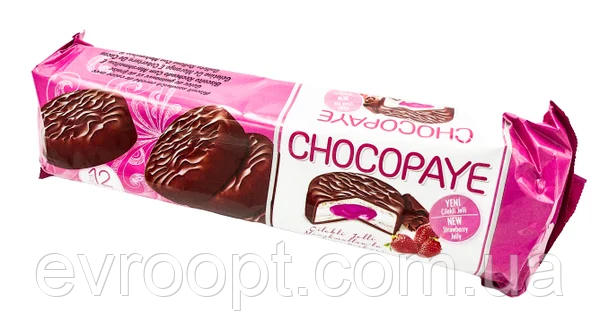 Печиво з гірким шоколадом Chocopaye Bitter, 12шт
