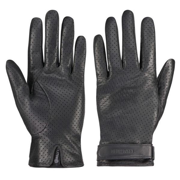 Чоловічі шкіряні рукавички Betlewski (GLM-BG-4) - чорні