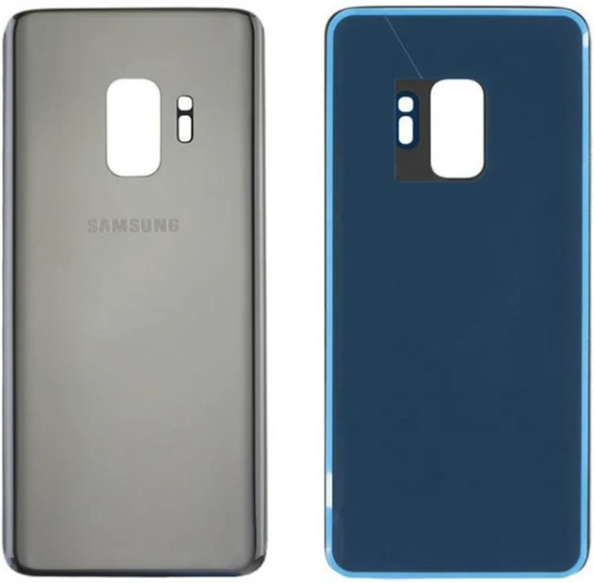 Задня кришка для Samsung G960F Galaxy S9, сіра, зі склом камери, Original (PRC), titanium gray, фото 1