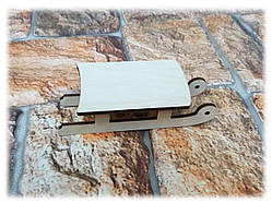 Санчата декоративні на ялинку, заготовка для декупажу та декору