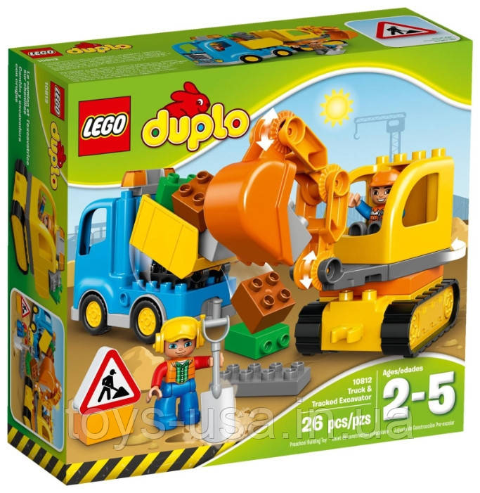 Lego 10812 duplo truck & tracked excavator deals