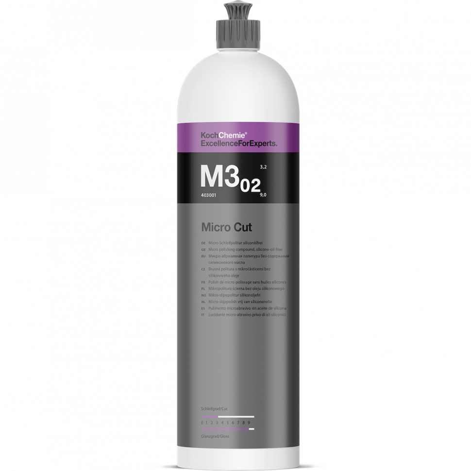 Мікрошліфувальна паста з воском карнауби Koch Chemie Micro Cut & Finish P3.01 1000 мл Original