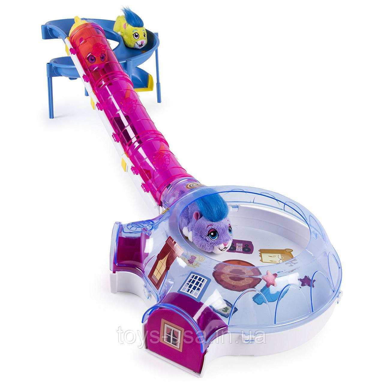 Набір Zhu Zhu Pets Hamster House Play Set with Slide and Tunnel зі спіральною гіркою і тунелем