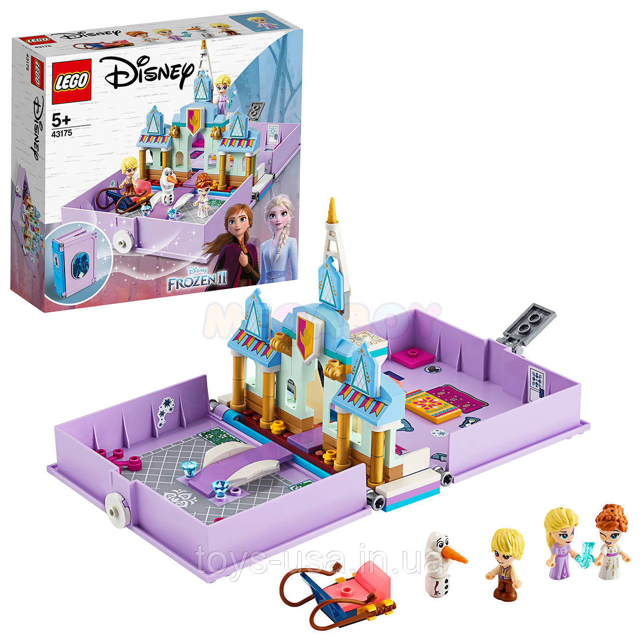 Lego Disney Princesses Книга казкових пригод Анни та Ельзи 43175