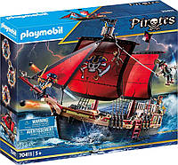 ПОД ЗАКАЗ 20+- ДНЕЙ Playmobil Плеймобил 70411 Пиратский боевой корабль Pirates Skull Fighting