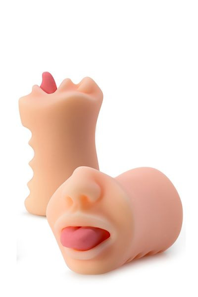 Мастурбатор-ротик з язиком X5 MEN ORAL ANNE, 12х7 див., фото 1