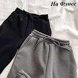 Жіночі теплі спортивні штани на флісі, фото 6