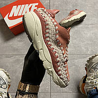 Жіночі кросівки Nike Footscape Woven Suede Pimk, жіночі кросівки найк футскейп