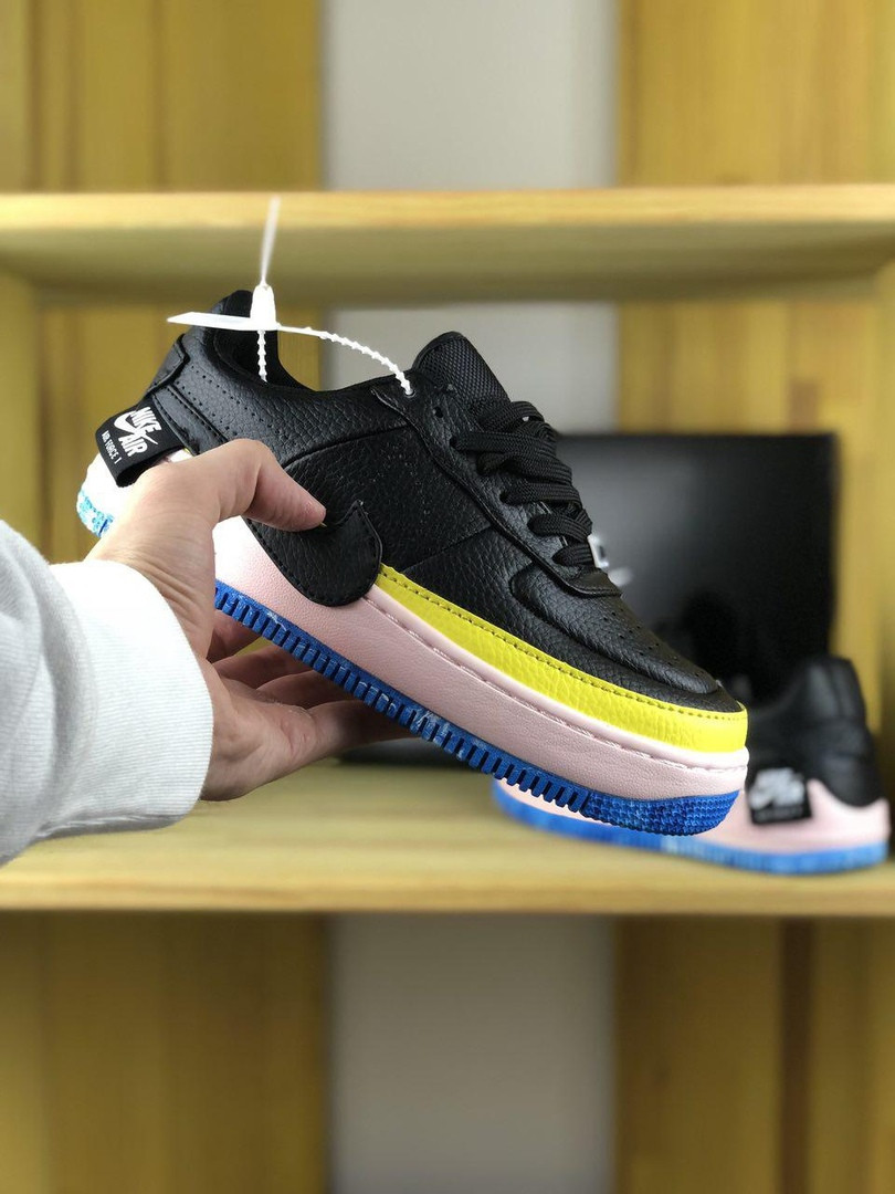 Air force 1 jester black best sale sonic yellow