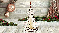 Дерев'яна новорічна заготовка Ялинка