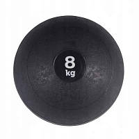 Слэмбол (медицинский мяч) для кроссфита SportVida Slam Ball 8 кг SV-HK0199 Black